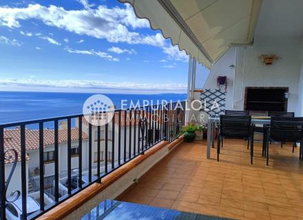 Magnifico piso vista mar en canyelles-roses